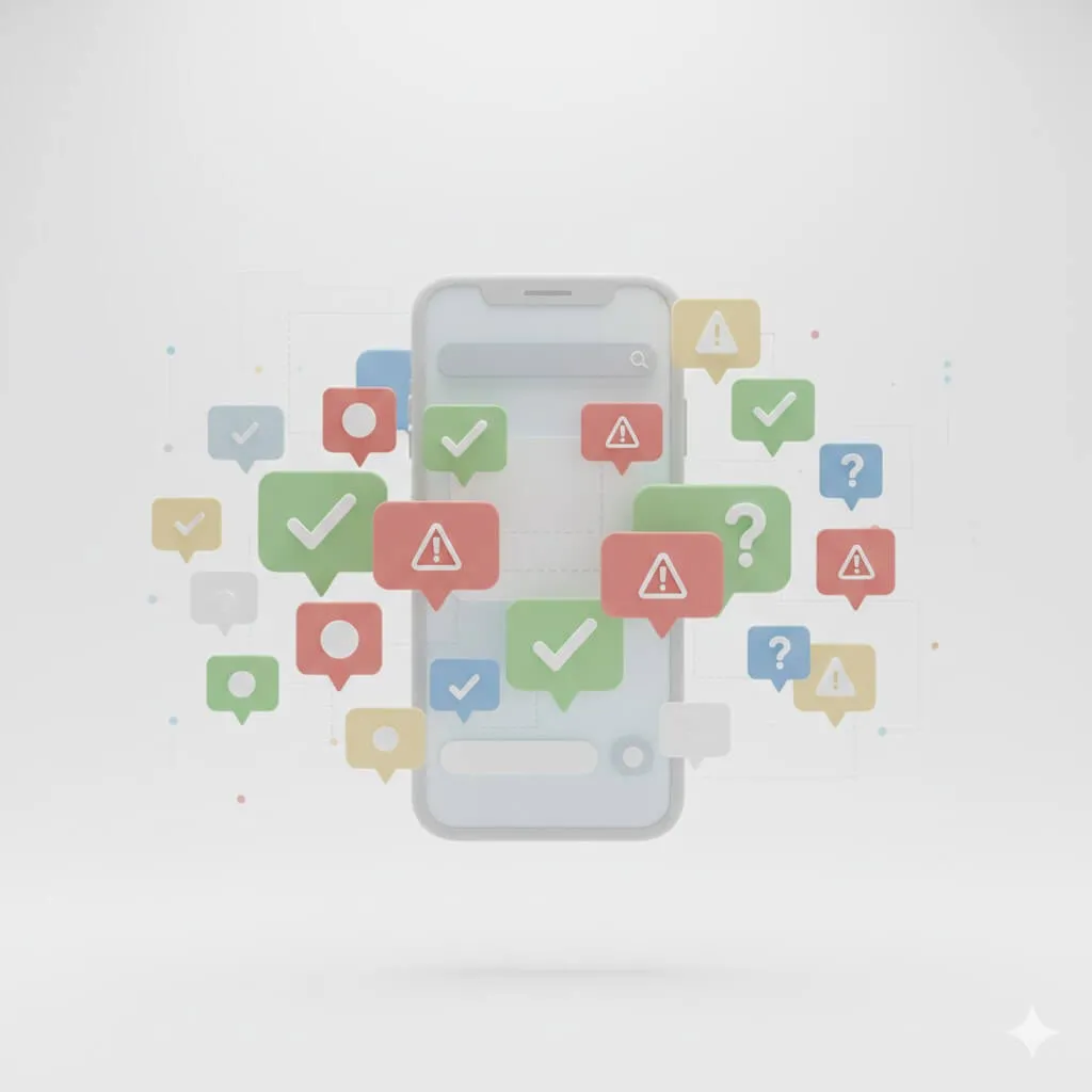 Hình minh họa khái niệm đánh giá người dùng với phản hồi tích cực và tiêu cực