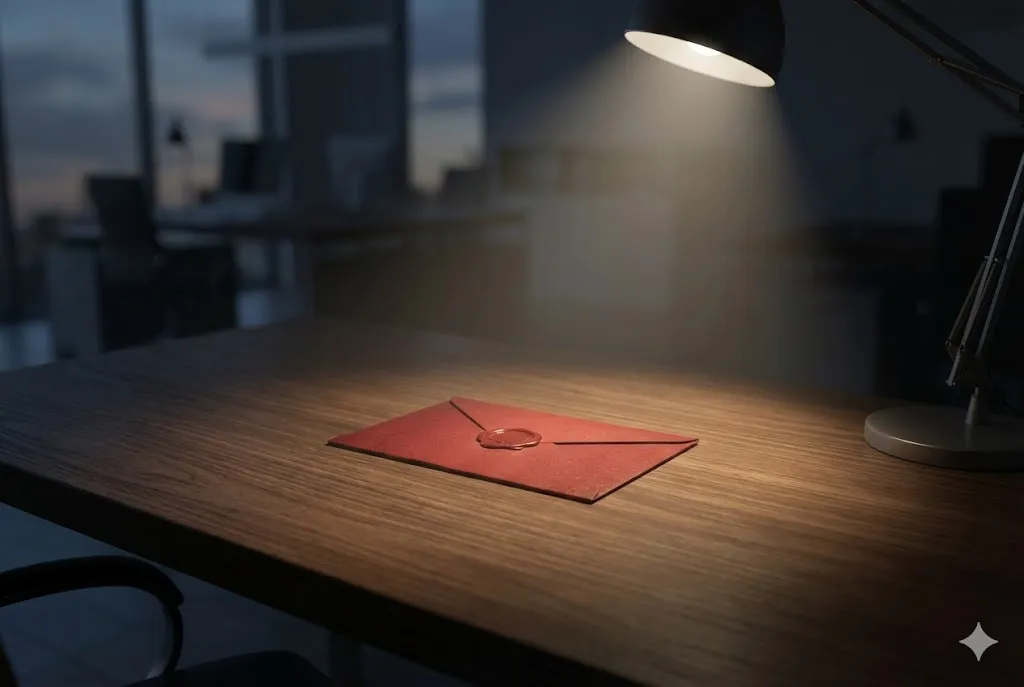 赤い封筒(督促状)のイメージ