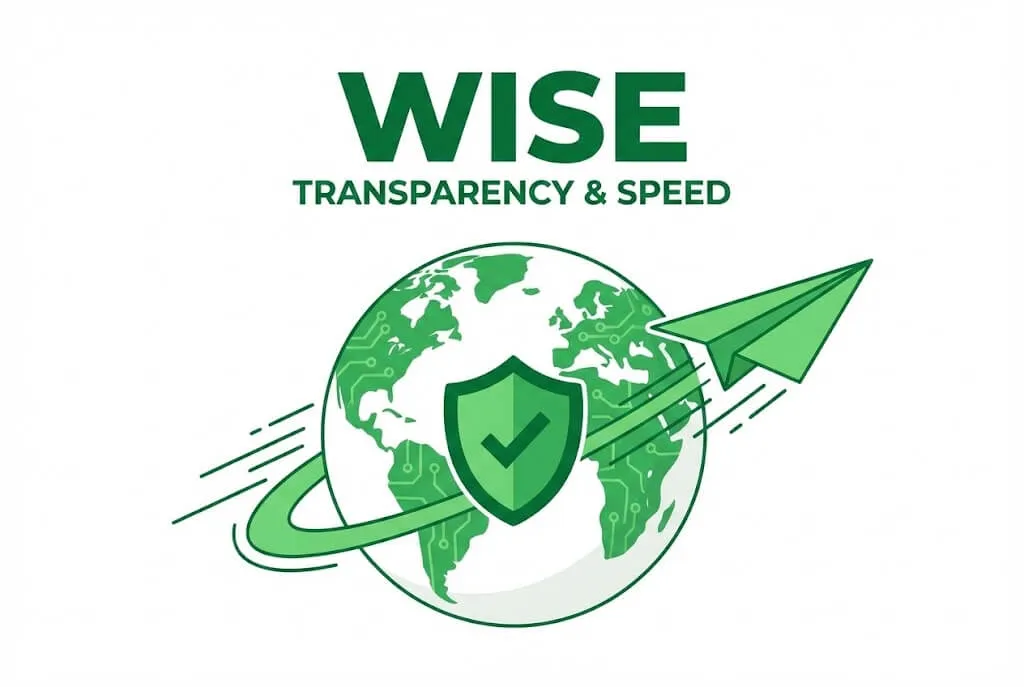 Minh họa thể hiện sự minh bạch và tốc độ của Wise